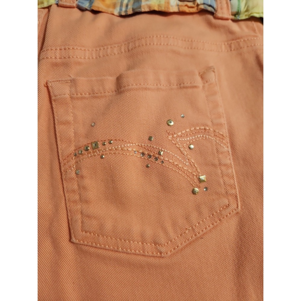 Gloria Vanderbilt Amanda Capris Women Size 6 Pink Cotton Stretch Slimming Summer - Picture 13 of 15
